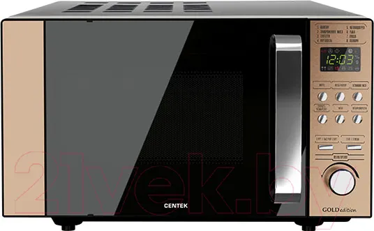 Микроволновая печь Centek CT-1574 (черный/золото)