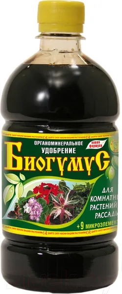Удобрение Фаско Биогумус для комнатных и рассады (1л) — фото 7