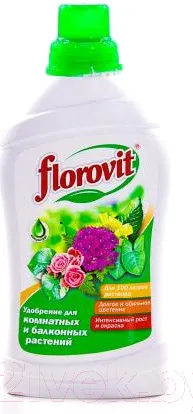 Удобрение Florovit Для комнатных и балконных цветов (1кг, жидкое) — фото 5