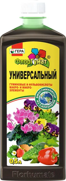 Удобрение Гера ФлорГумат Универсальный (500мл) — фото 3