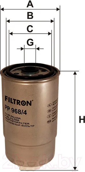 Топливный фильтр Filtron PP968/4 — фото 3