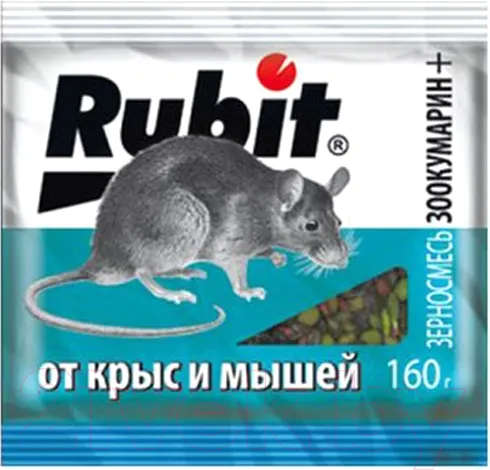 Средство для борьбы с вредителями Rubit Зоокумарин+ (160гр) — фото 3