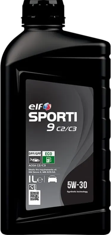 Моторное масло Elf Sporti 9 C2/C3 5W30 / 214259 (1л)
